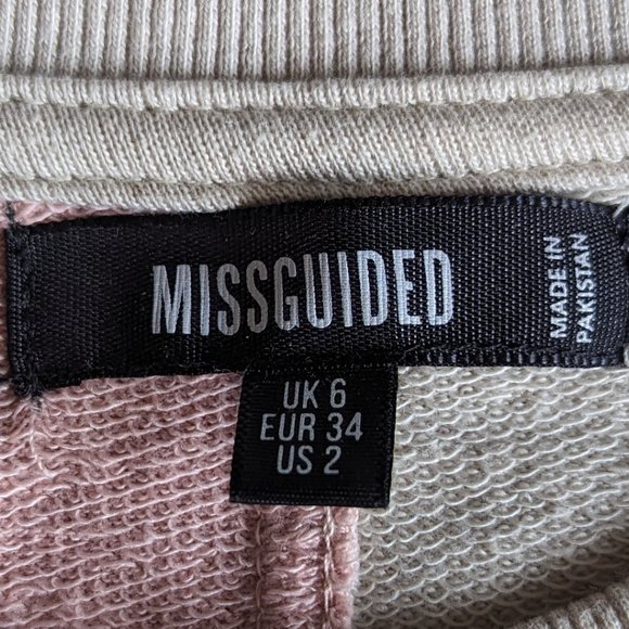 Missguided Colorblock Sweater Dress - Picture 3 of 3